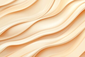 Obraz premium Abstract background with flowing cream-colored waves.