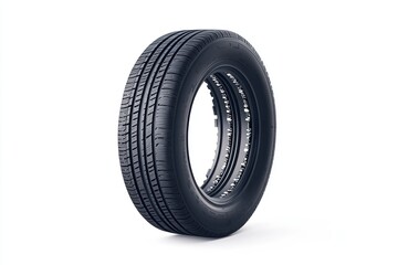 Innovative tire technology development automotive industry product showcase studio environment close-up view future of transportation