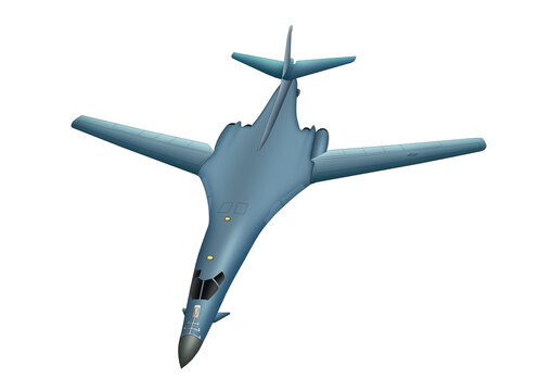 recommend clip art: American Supersonic Bomber Military Aircraft B-1B Lancer, Digital Art