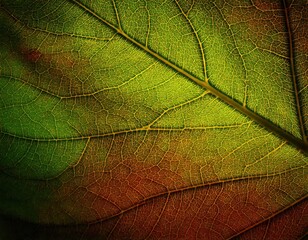 Obraz premium leaf texture autumn fall leaves nature closeup macro textured background