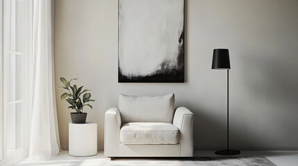 Minimalist home decor. Modern Living Room Interior Design. Luxury Living Room. Modern bright interior. Home Interior. Interior of living room with furniture. Interior Design. Modern minimalist 