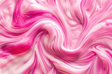 Obraz premium Abstract Pink Swirls