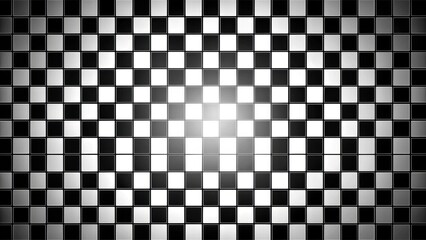 Fototapeta premium Monochrome checkered pattern with a grid of small squares, checkerboard, black and white, geometric, pattern, design