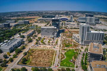 Aerial View of Frisco, Texas during the Summer