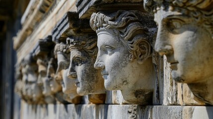 Obraz premium The ancient city of Athens is the birthplace of democracy and Western philosophy. Its historical sites, like the Acropolis,