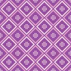 Fototapeta premium Colorfull vector geometric texture with rhombuses, squares. Abstract modern seamless pattern. Design for decoration, package, textile, upholstery, covers, digital, web