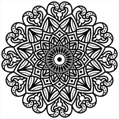 Elegant Floral Mandala Design for Meditation and Yoga Decor,mandala art, floral mandala, vector mandala, meditation decor, yoga , pattern, floral decoration, yoga art, henna mandala, vector art