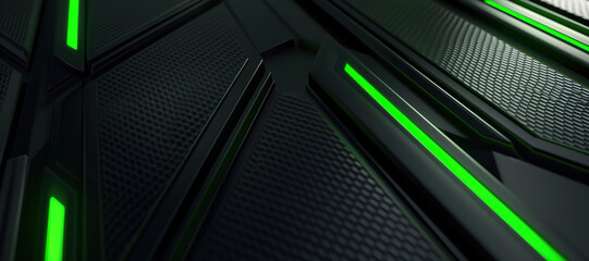 green and black glowing business frame background 11