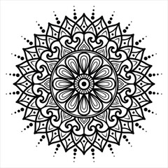 Elegant Floral Mandala Design for Meditation and Yoga Decor,mandala art, floral mandala, vector mandala, meditation decor, yoga , pattern, floral decoration, yoga art, henna mandala, vector art