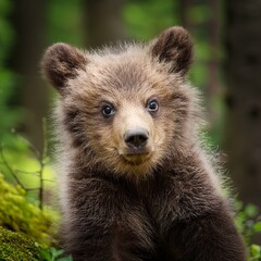 Obraz premium brown bear in the woods