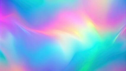Fototapeta premium Holographic pastel gradient with light soft pink, purple