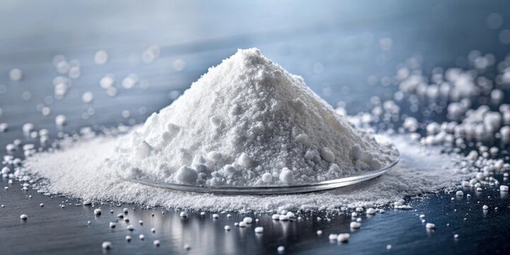 Aluminum Hydroxide chemical compound used in medicine and skincare , medication, antacid, pharmaceutical, white powder