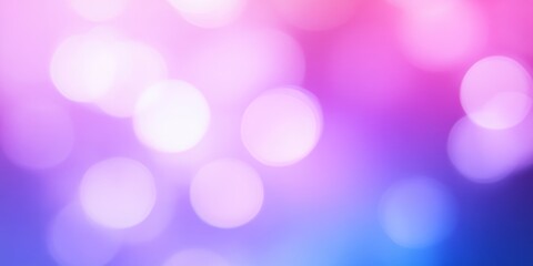 Fototapeta premium A dreamy, abstract background blending soft pink and blue hues, adorned with vibrant circles that evoke a sense of whimsy and tranquility.