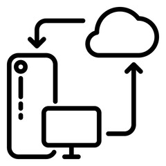 Error icon, Line icon style