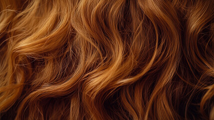 Naklejka premium Close-up of a beautiful woman long. Curly hair texture. Smooth curls of hair. Hair braiding background for beauty and spa concepts. Fashion wallpaper design