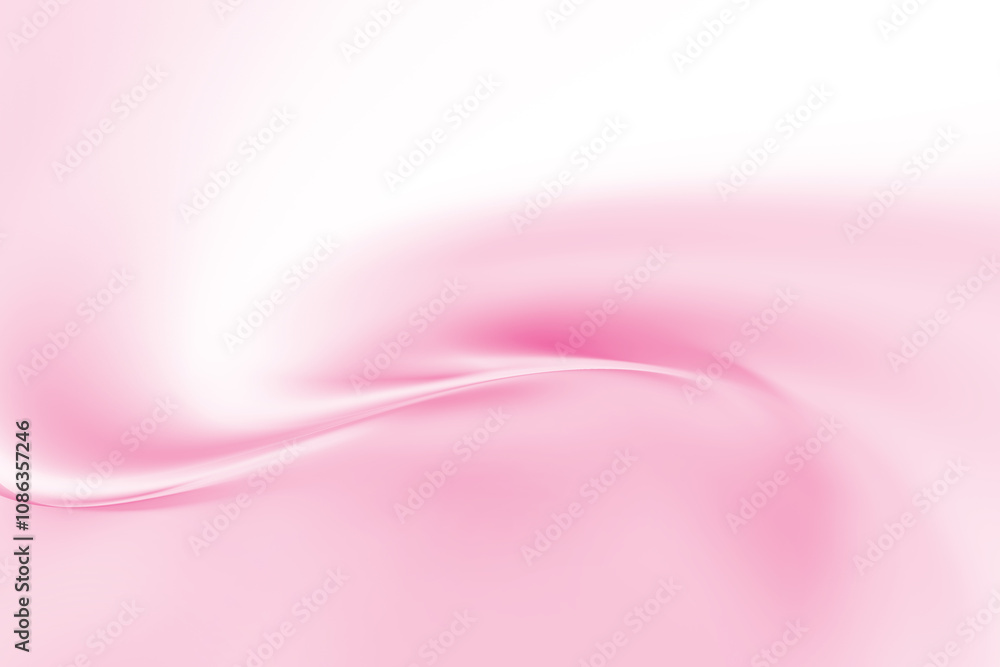 Poster soft light pink background with curve pattern graphics design for web illustration technology intern