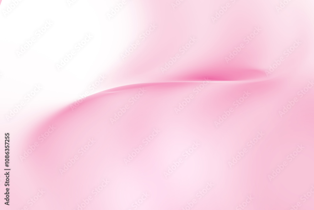 Poster soft light pink background with curve pattern graphics design for web illustration technology intern