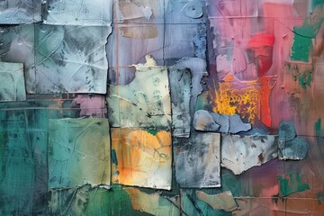 Fototapeta premium Oil Painting Abstract Mixed Media Background