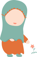 Cute Hijab Girl, Muslimah Kid