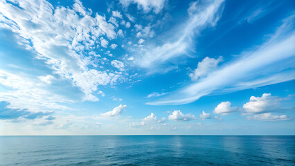 Obraz premium blue sky and sea