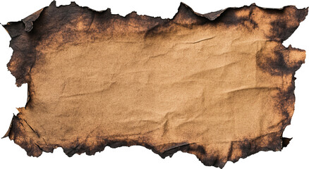 Vintage burnt parchment paper texture