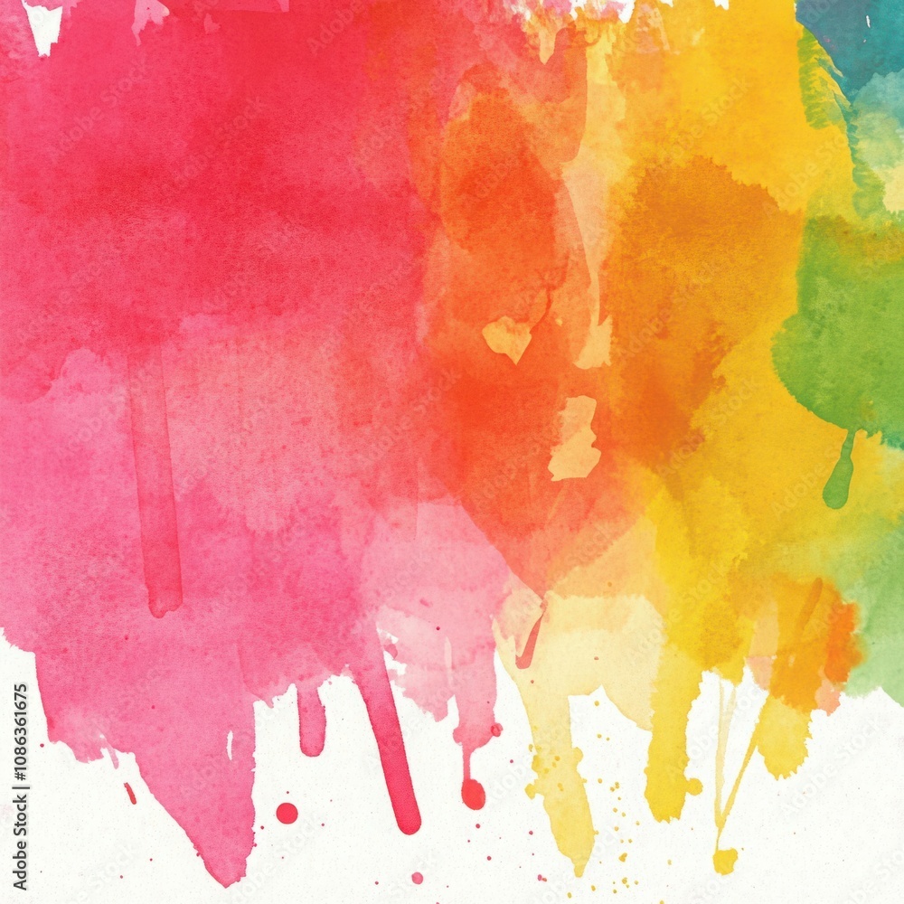 Poster abstract watercolor design featuring a inspiration ideal for interactive user interface applications