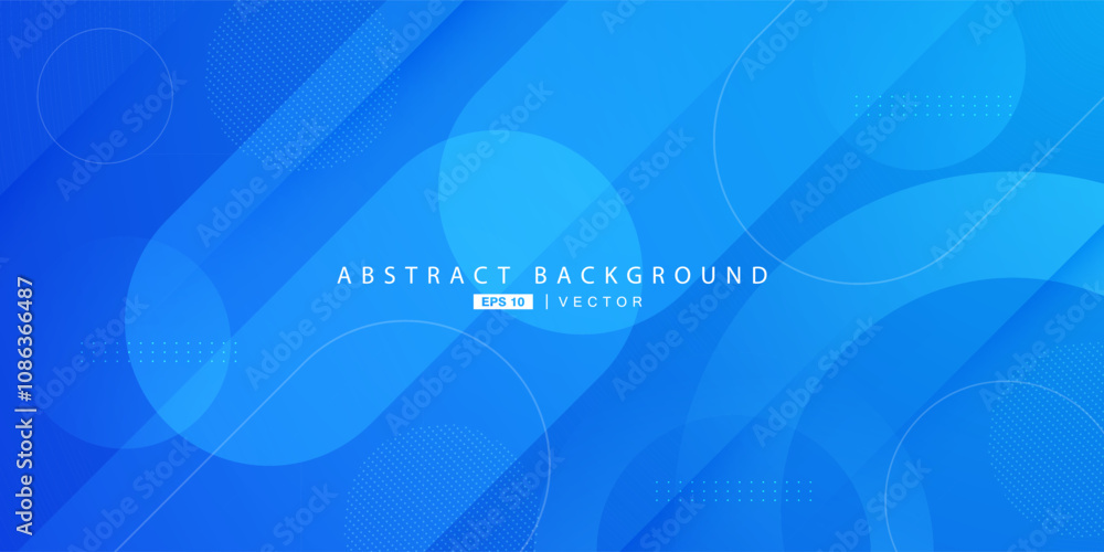 Wall mural abstract dynamic dark blue gradient illustration background with simple shadow pattern design. futur