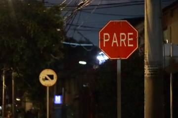 Fototapeta premium traffic lights with traffic signs