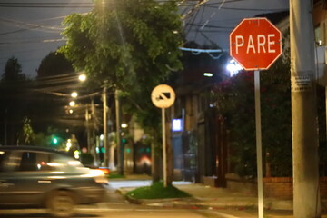 traffic lights with traffic signs