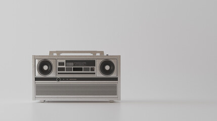 Fototapeta premium Vintage Boombox Nostalgia 