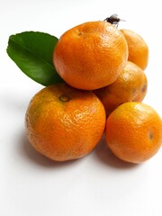 Fresh oranges, fruit arrangement