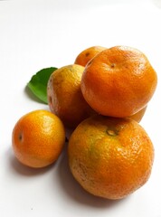 Fresh oranges, fruit arrangement