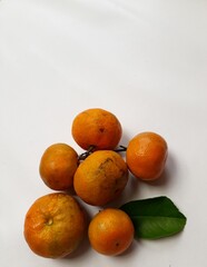 Fresh oranges, fruit arrangement