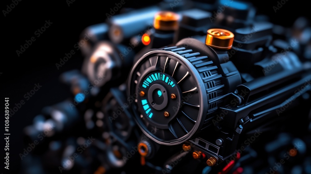 Poster advanced engine diagnostics with ai technology