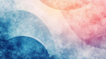 Fototapeta premium A simple abstract design with minimal shapes and soft hues creating a tranquil background 