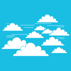 Sky clouds background