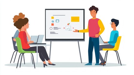 Fototapeta premium Business Meeting Presentation