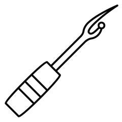 Seam Ripper Line Icon