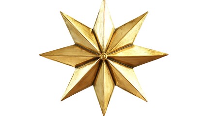 Obraz premium Golden Christmas Star