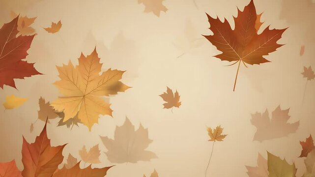 mood perfect seasonal backgrounds overlay effects fall themed videos leaf video nature cycle loop colourful bright natural october decoration cyclic environment creative web design background