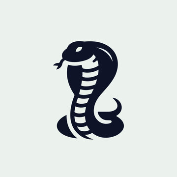 vector image of a cobra snake logo