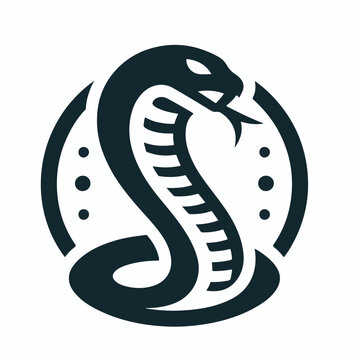 vector image of a cobra snake logo