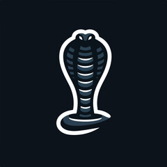 vector image of a cobra snake logo
