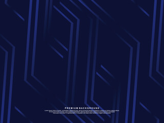 Premium background design with dark blue luxury motif. Vector horizontal template, for digital lux business banners, contemporary formal invitations, luxury vouchers, gift certificates, etc.