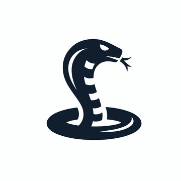 vector image of a cobra snake logo