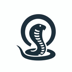 Fototapeta premium vector image of a cobra snake logo