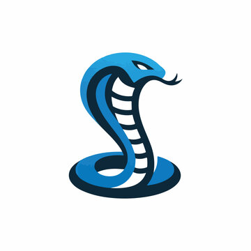 vector image of a cobra snake logo