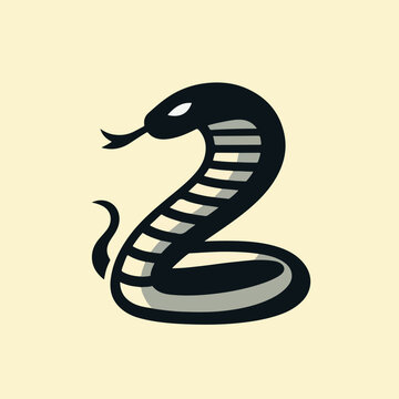 vector image of a cobra snake logo