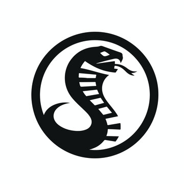 vector image of a cobra snake logo