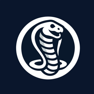 vector image of a cobra snake logo